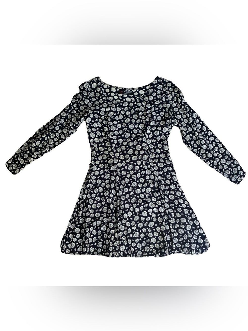 Vintage GUESS Floral Mini Sun Dress – Size S (Fits XS)